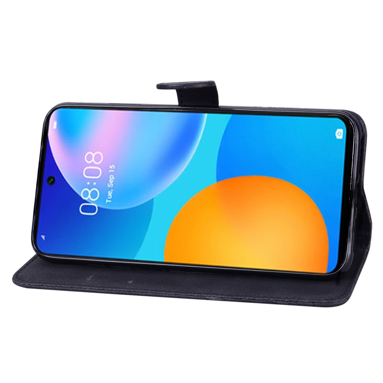 For Huawei P Smart 2021 Retro Skin Feel Butterflies Embossing Horizontal Flip Leather Case with Holder & Card Slots & Wallet