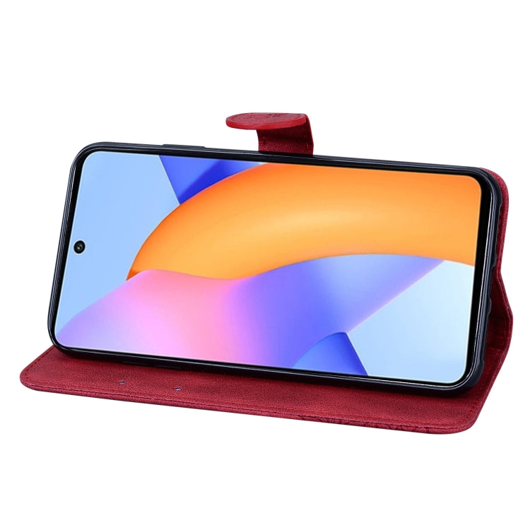 For Huawei Honor 10X Lite Retro Skin Feel Butterflies Embossing Horizontal Flip Leather Case with Holder & Card Slots & Wallet