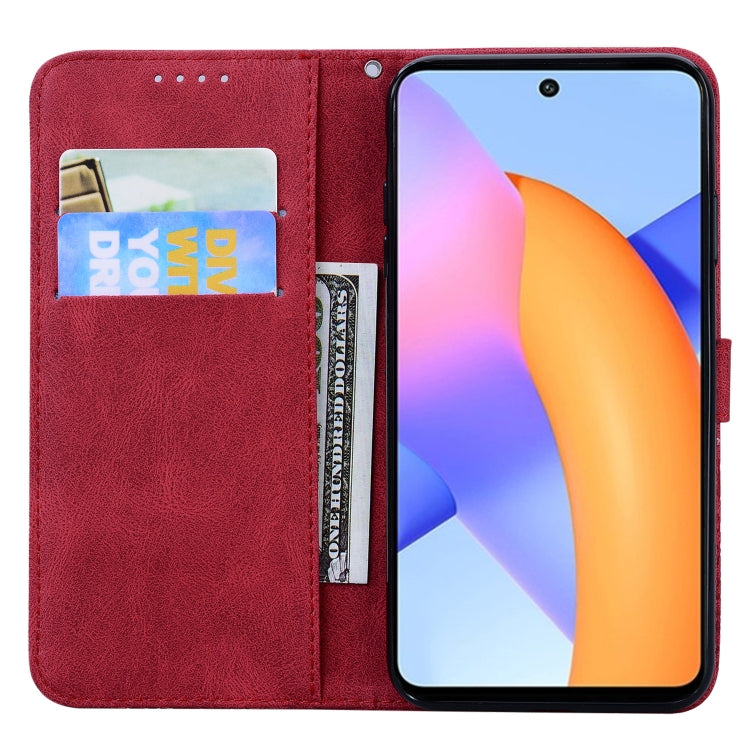 For Huawei Honor 10X Lite Retro Skin Feel Butterflies Embossing Horizontal Flip Leather Case with Holder & Card Slots & Wallet