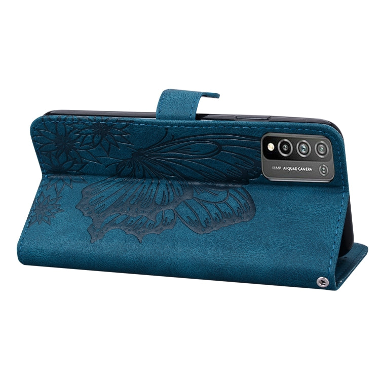 For Huawei Honor 10X Lite Retro Skin Feel Butterflies Embossing Horizontal Flip Leather Case with Holder & Card Slots & Wallet