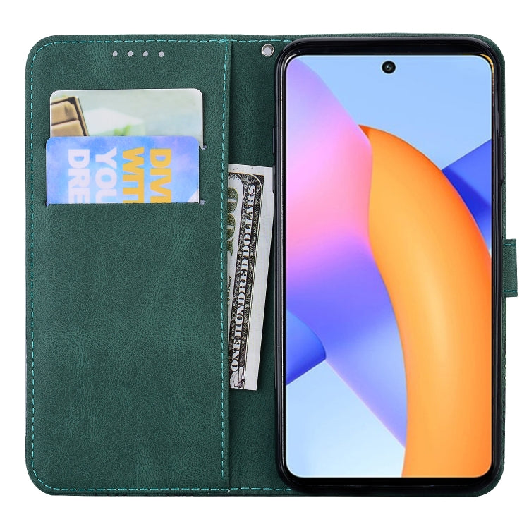 For Huawei Honor 10X Lite Retro Skin Feel Butterflies Embossing Horizontal Flip Leather Case with Holder & Card Slots & Wallet