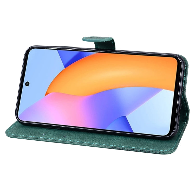 For Huawei Honor 10X Lite Retro Skin Feel Butterflies Embossing Horizontal Flip Leather Case with Holder & Card Slots & Wallet