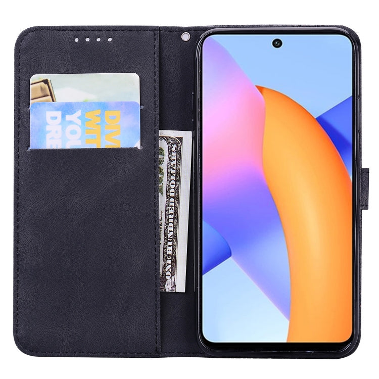 For Huawei Honor 10X Lite Retro Skin Feel Butterflies Embossing Horizontal Flip Leather Case with Holder & Card Slots & Wallet
