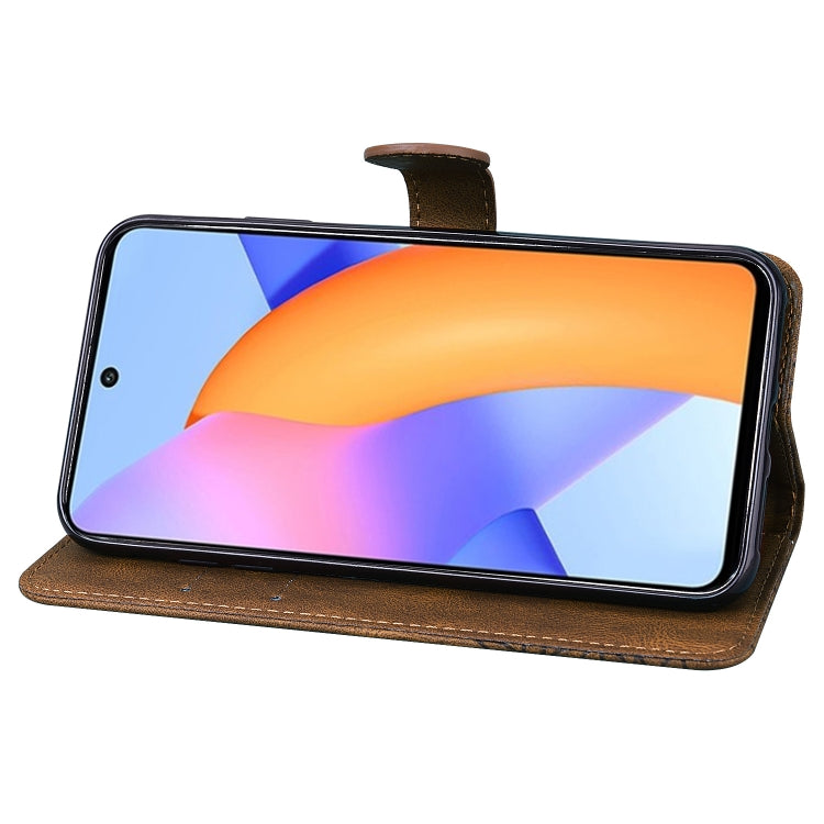 For Huawei Honor 10X Lite Retro Skin Feel Butterflies Embossing Horizontal Flip Leather Case with Holder & Card Slots & Wallet