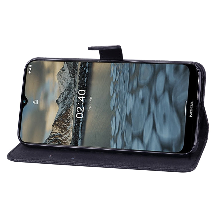 For Nokia 2.4 Retro Skin Feel Butterflies Embossing Horizontal Flip Leather Case with Holder & Card Slots & Wallet
