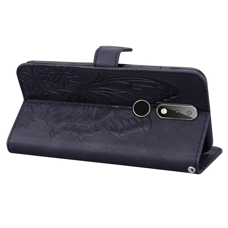 For Nokia 2.4 Retro Skin Feel Butterflies Embossing Horizontal Flip Leather Case with Holder & Card Slots & Wallet
