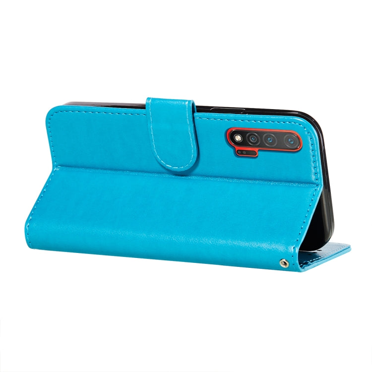 For Huawei nova 6 Flower Vine Embossing Pattern Horizontal Flip Leather Case with Card Slot & Holder & Wallet & Lanyard