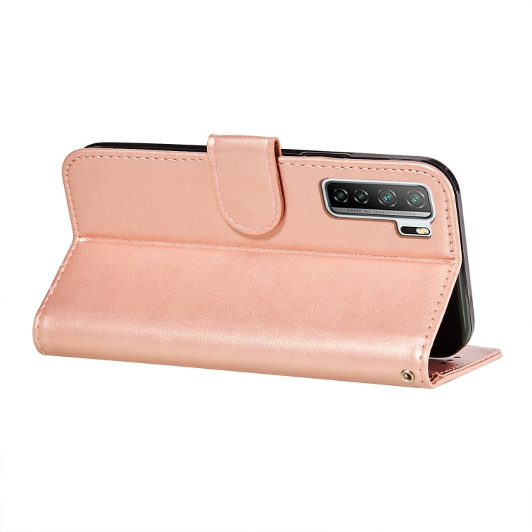 For Huawei nova 7 SE Flower Vine Embossing Pattern Horizontal Flip Leather Case with Card Slot & Holder & Wallet & Lanyard