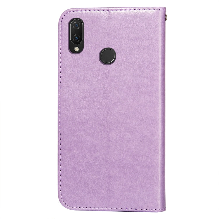 For Huawei P smart+ / nova 3i Flower Vine Embossing Pattern Horizontal Flip Leather Case with Card Slot & Holder & Wallet & Lanyard