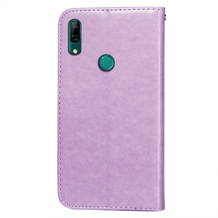 For Huawei P smart Z / Y9 Prime (2019) Flower Vine Embossing Pattern Horizontal Flip Leather Case with Card Slot & Holder & Wallet & Lanyard