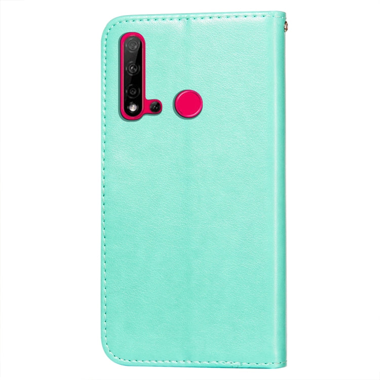 For Huawei P20 Lite (2019) Flower Vine Embossing Pattern Horizontal Flip Leather Case with Card Slot & Holder & Wallet & Lanyard