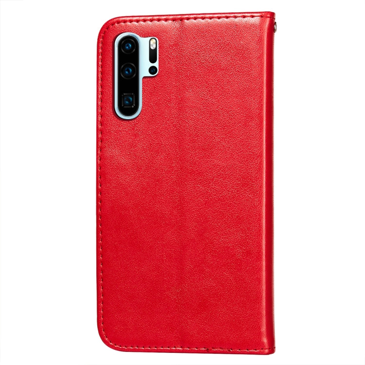 For Huawei P30 Pro Flower Vine Embossing Pattern Horizontal Flip Leather Case with Card Slot & Holder & Wallet & Lanyard
