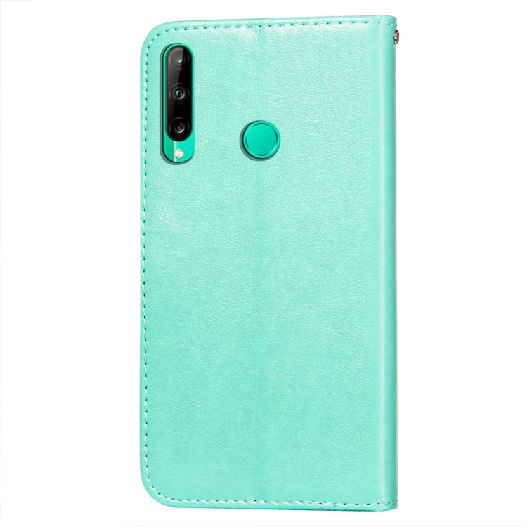 For Huawei P40 Lite E / Y7p Flower Vine Embossing Pattern Horizontal Flip Leather Case with Card Slot & Holder & Wallet & Lanyard