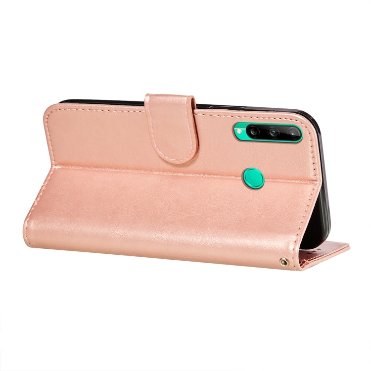 For Huawei P40 Lite E / Y7p Flower Vine Embossing Pattern Horizontal Flip Leather Case with Card Slot & Holder & Wallet & Lanyard