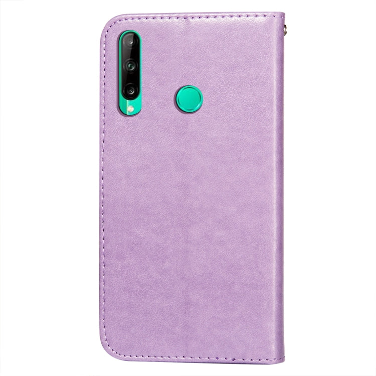 For Huawei P40 Lite E / Y7p Flower Vine Embossing Pattern Horizontal Flip Leather Case with Card Slot & Holder & Wallet & Lanyard
