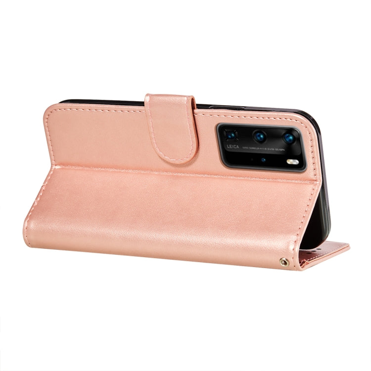For Huawei P40 Pro Flower Vine Embossing Pattern Horizontal Flip Leather Case with Card Slot & Holder & Wallet & Lanyard