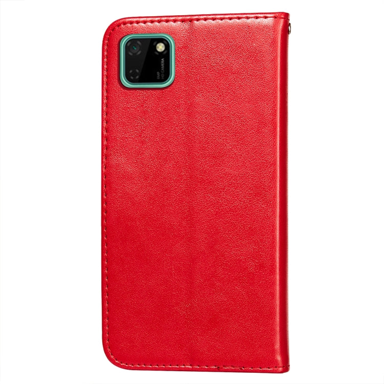 For Huawei Y5p / Honor 9S Flower Vine Embossing Pattern Horizontal Flip Leather Case with Card Slot & Holder & Wallet & Lanyard