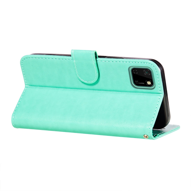 For Huawei Y5p / Honor 9S Flower Vine Embossing Pattern Horizontal Flip Leather Case with Card Slot & Holder & Wallet & Lanyard