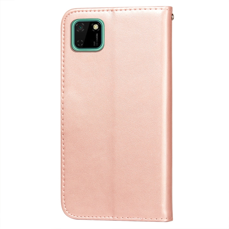 For Huawei Y5p / Honor 9S Flower Vine Embossing Pattern Horizontal Flip Leather Case with Card Slot & Holder & Wallet & Lanyard