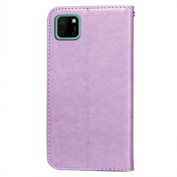 For Huawei Y5p / Honor 9S Flower Vine Embossing Pattern Horizontal Flip Leather Case with Card Slot & Holder & Wallet & Lanyard
