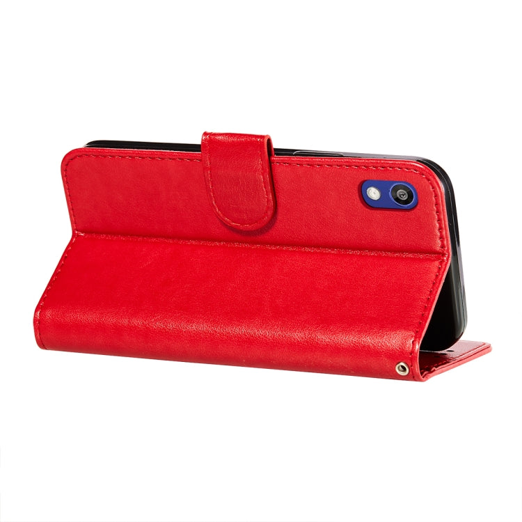 For Huawei Y5 (2019) / Honor 8S Flower Vine Embossing Pattern Horizontal Flip Leather Case with Card Slot & Holder & Wallet & Lanyard