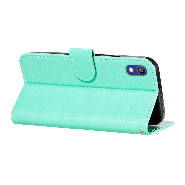 For Huawei Y5 (2019) / Honor 8S Flower Vine Embossing Pattern Horizontal Flip Leather Case with Card Slot & Holder & Wallet & Lanyard