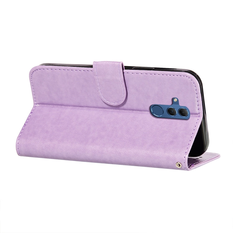 For Huawei Maimang 7 / Mate 20 Lite Flower Vine Embossing Pattern Horizontal Flip Leather Case with Card Slot & Holder & Wallet & Lanyard