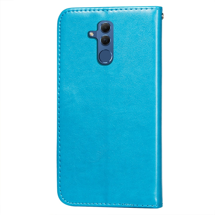 For Huawei Maimang 7 / Mate 20 Lite Flower Vine Embossing Pattern Horizontal Flip Leather Case with Card Slot & Holder & Wallet & Lanyard