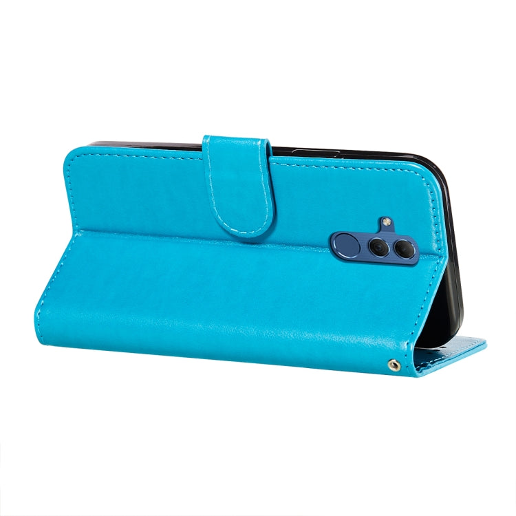 For Huawei Maimang 7 / Mate 20 Lite Flower Vine Embossing Pattern Horizontal Flip Leather Case with Card Slot & Holder & Wallet & Lanyard