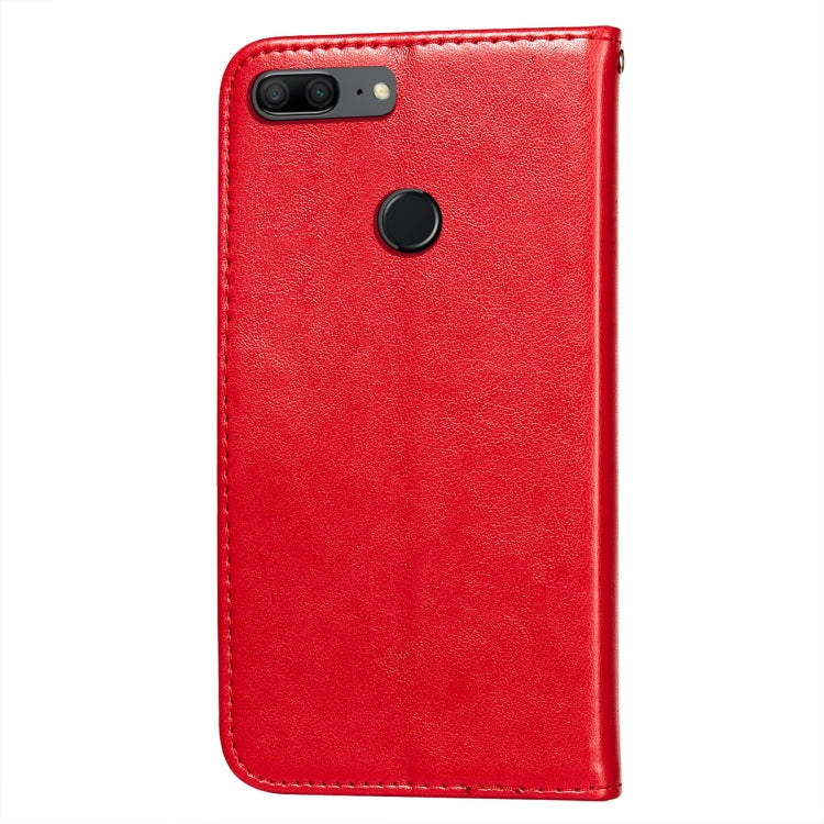 For Huawei Honor 7S / Y5 (2018) Flower Vine Embossing Pattern Horizontal Flip Leather Case with Card Slot & Holder & Wallet & Lanyard