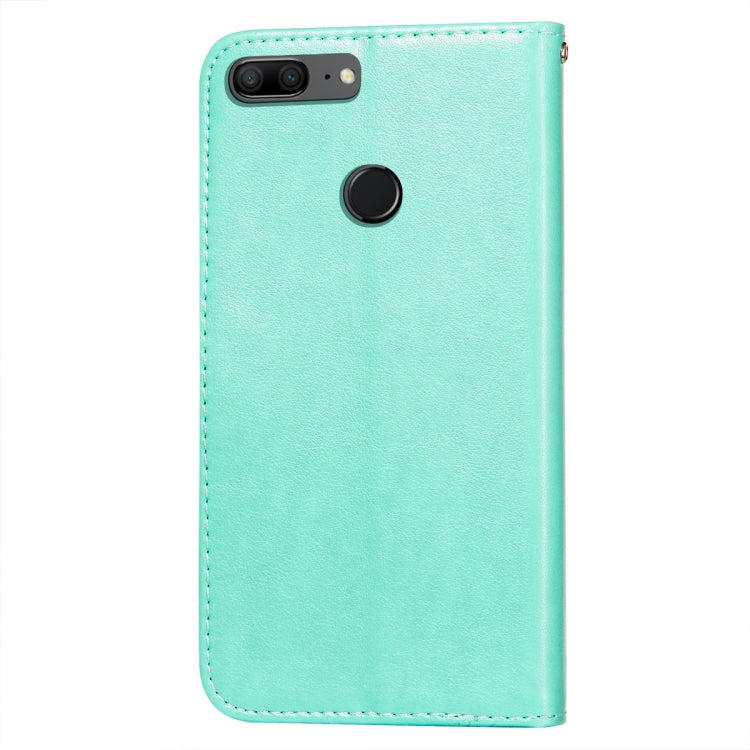 For Huawei Honor 7S / Y5 (2018) Flower Vine Embossing Pattern Horizontal Flip Leather Case with Card Slot & Holder & Wallet & Lanyard