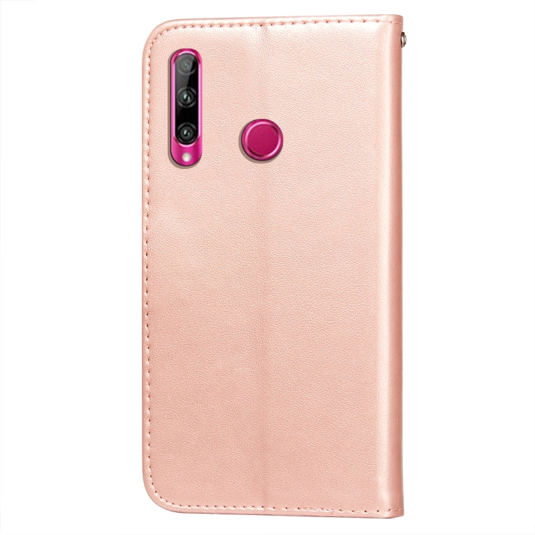 For Huawei Honor 10i Flower Vine Embossing Pattern Horizontal Flip Leather Case with Card Slot & Holder & Wallet & Lanyard