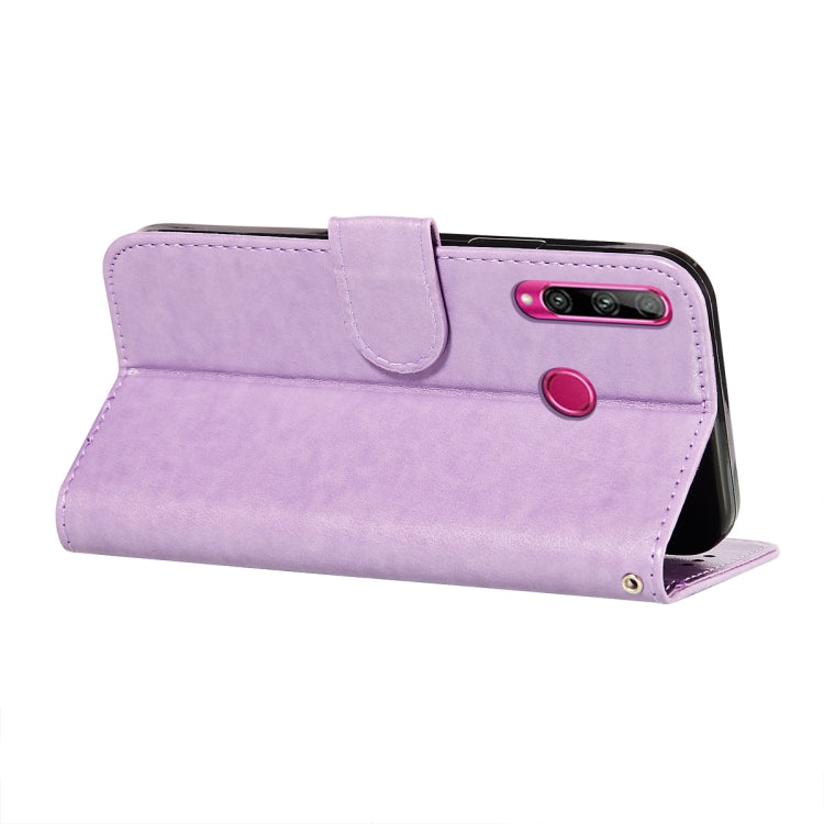 For Huawei Honor 10i Flower Vine Embossing Pattern Horizontal Flip Leather Case with Card Slot & Holder & Wallet & Lanyard