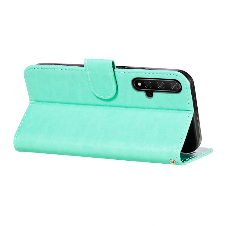 For Huawei Honor 20 Flower Vine Embossing Pattern Horizontal Flip Leather Case with Card Slot & Holder & Wallet & Lanyard