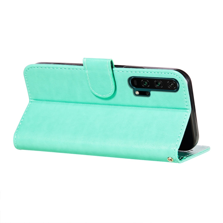 For Huawei Honor 20 Pro Flower Vine Embossing Pattern Horizontal Flip Leather Case with Card Slot & Holder & Wallet & Lanyard