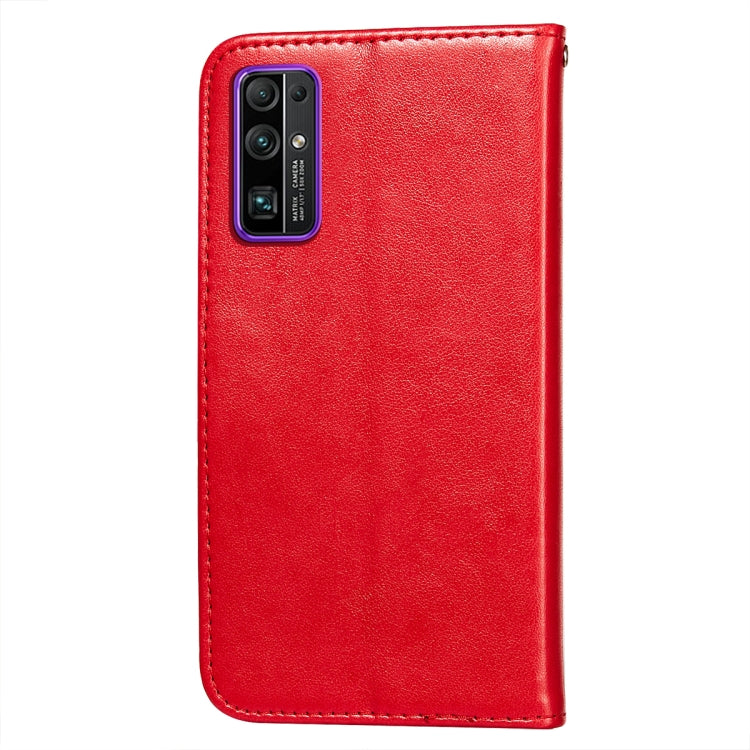 For Huawei Honor 30 Flower Vine Embossing Pattern Horizontal Flip Leather Case with Card Slot & Holder & Wallet & Lanyard