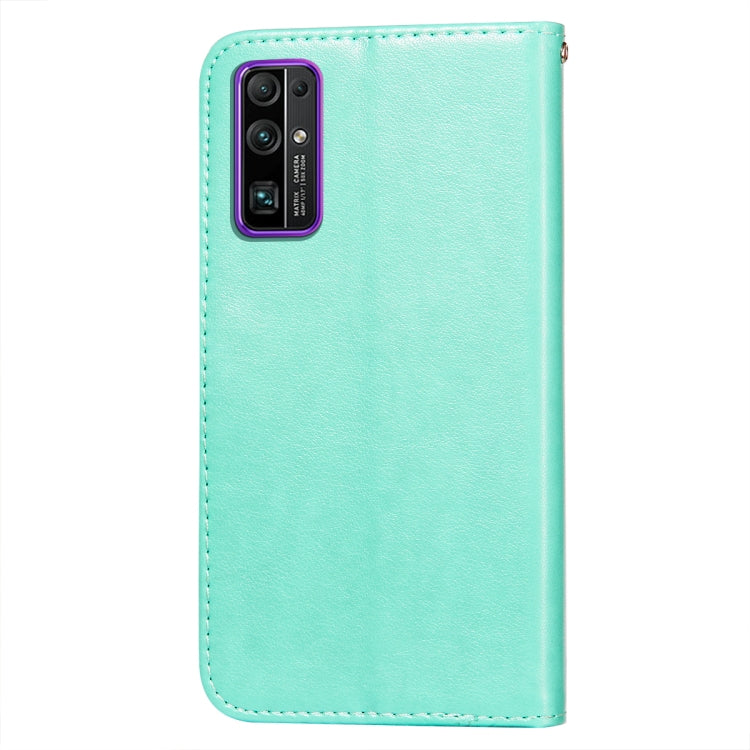 For Huawei Honor 30 Flower Vine Embossing Pattern Horizontal Flip Leather Case with Card Slot & Holder & Wallet & Lanyard