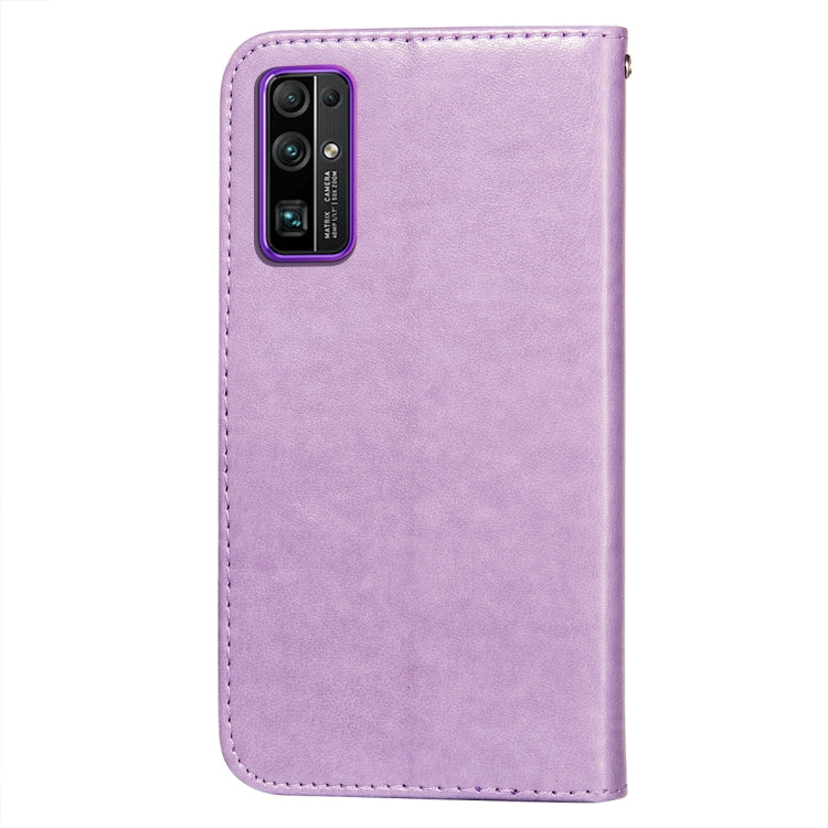 For Huawei Honor 30 Flower Vine Embossing Pattern Horizontal Flip Leather Case with Card Slot & Holder & Wallet & Lanyard