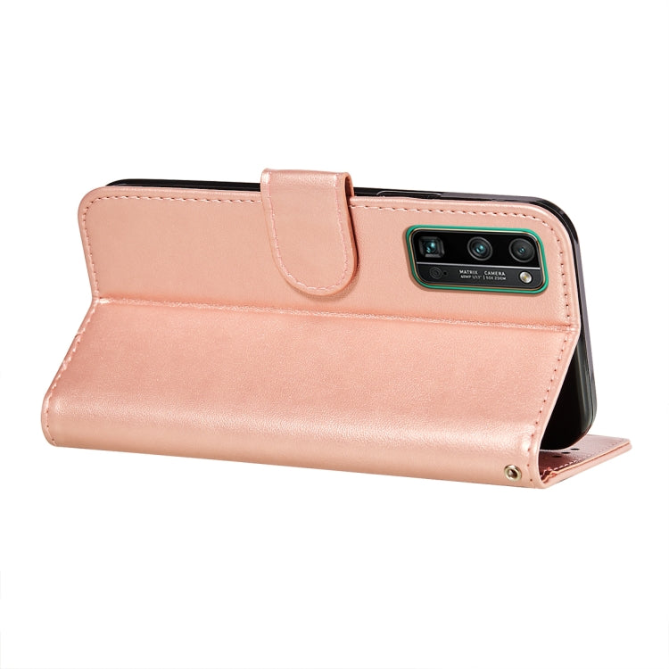 For Huawei Honor 30 Pro Flower Vine Embossing Pattern Horizontal Flip Leather Case with Card Slot & Holder & Wallet & Lanyard