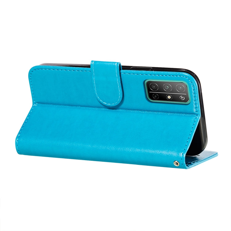 For Huawei Honor 30S Flower Vine Embossing Pattern Horizontal Flip Leather Case with Card Slot & Holder & Wallet & Lanyard