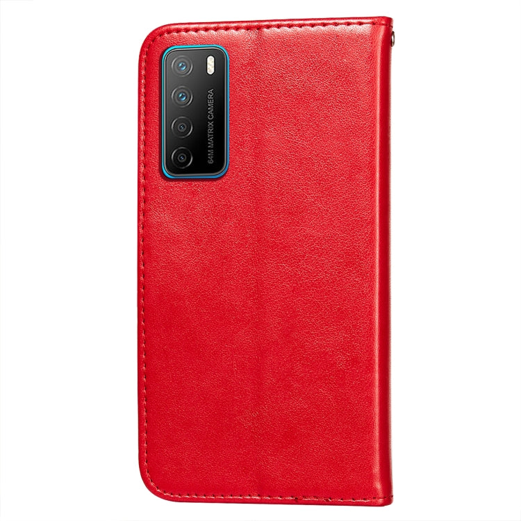 For Huawei Honor Play4 Flower Vine Embossing Pattern Horizontal Flip Leather Case with Card Slot & Holder & Wallet & Lanyard