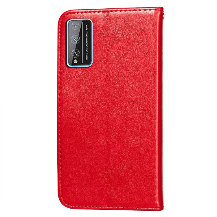 For Huawei Honor Play 4T Pro Flower Vine Embossing Pattern Horizontal Flip Leather Case with Card Slot & Holder & Wallet & Lanyard