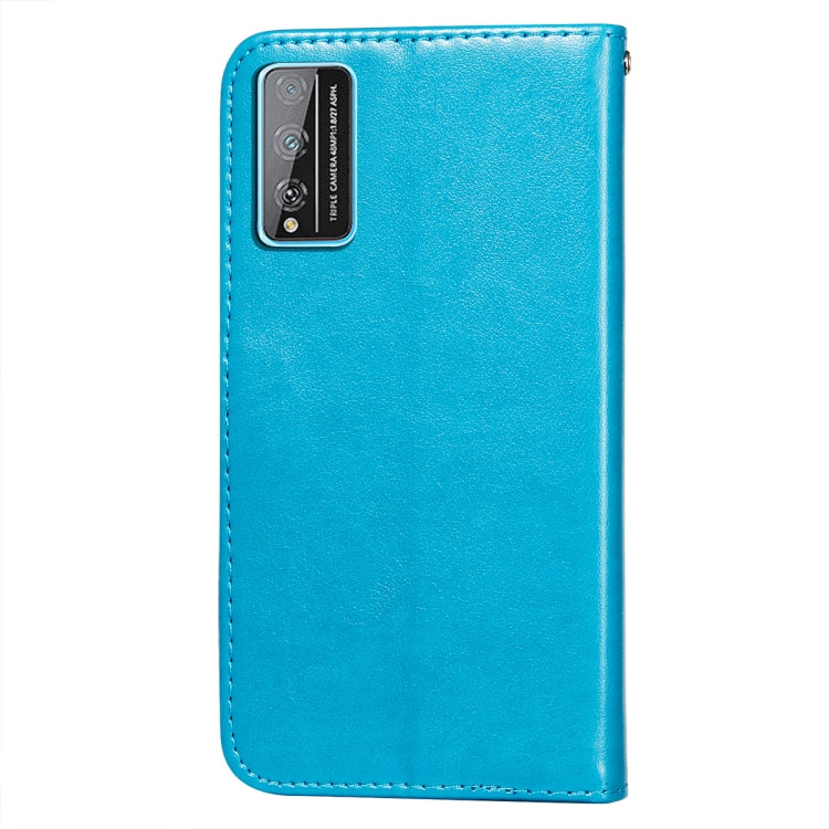 For Huawei Honor Play 4T Pro Flower Vine Embossing Pattern Horizontal Flip Leather Case with Card Slot & Holder & Wallet & Lanyard