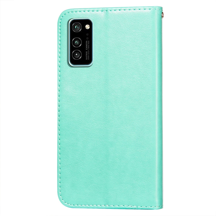 For Huawei Honor V30 / V30 Pro Flower Vine Embossing Pattern Horizontal Flip Leather Case with Card Slot & Holder & Wallet & Lanyard
