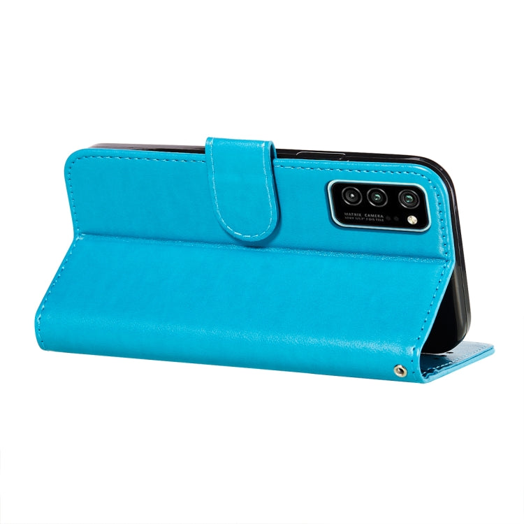 For Huawei Honor V30 / V30 Pro Flower Vine Embossing Pattern Horizontal Flip Leather Case with Card Slot & Holder & Wallet & Lanyard