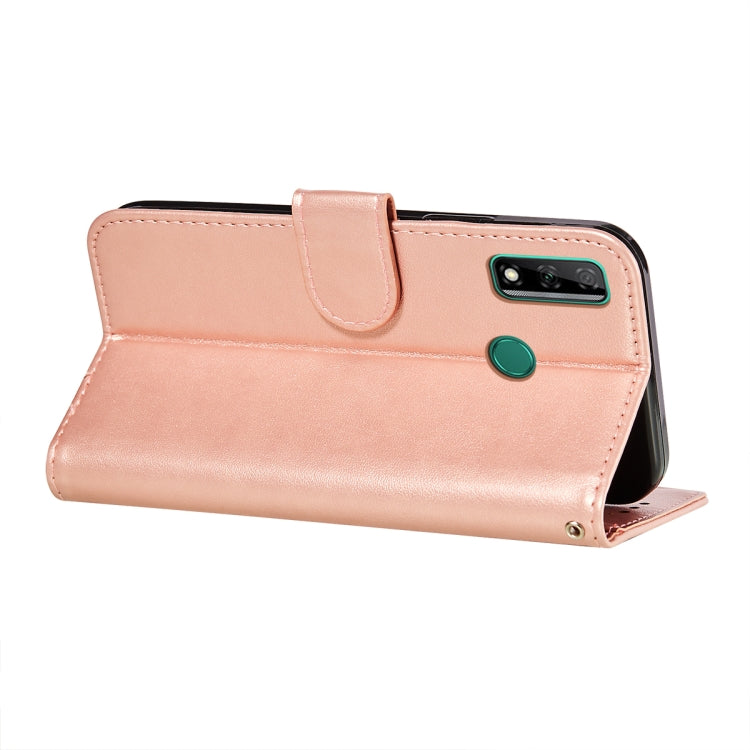 For Huawei Honor Y8s Flower Vine Embossing Pattern Horizontal Flip Leather Case with Card Slot & Holder & Wallet & Lanyard
