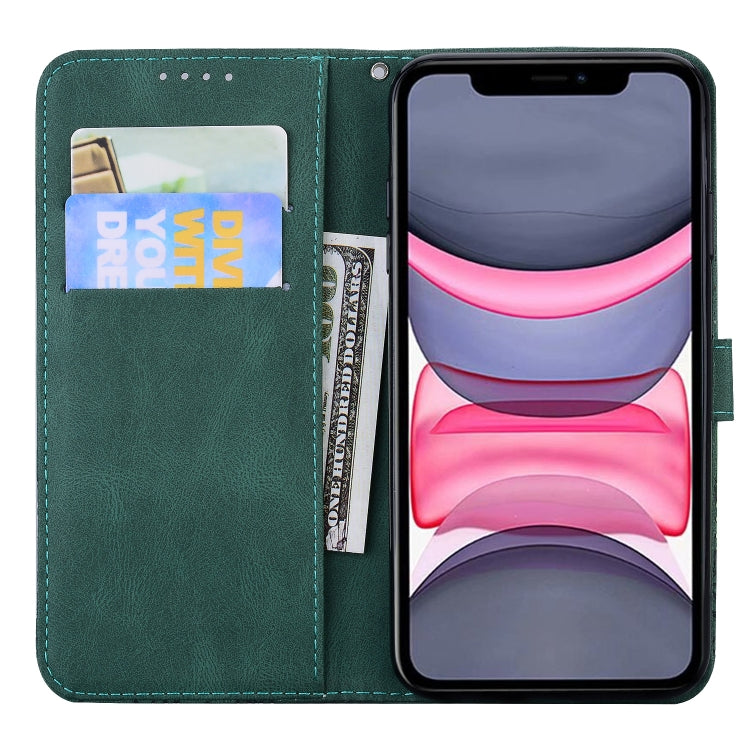 For iPhone 11 Pro Retro Skin Feel Butterflies Embossing Horizontal Flip Leather Case with Holder & Card Slots & Wallet