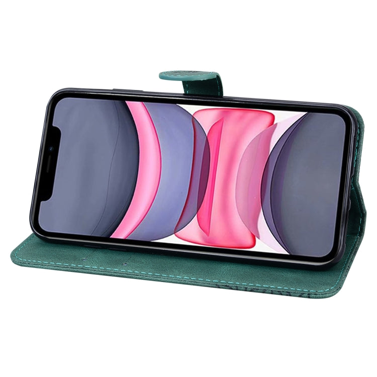 For iPhone 11 Pro Retro Skin Feel Butterflies Embossing Horizontal Flip Leather Case with Holder & Card Slots & Wallet