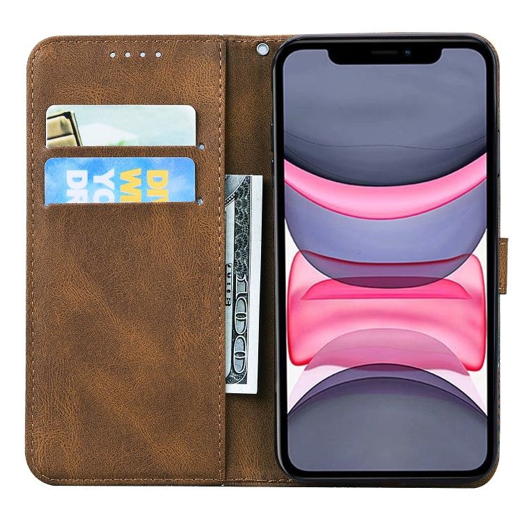 For iPhone 11 Pro Retro Skin Feel Butterflies Embossing Horizontal Flip Leather Case with Holder & Card Slots & Wallet