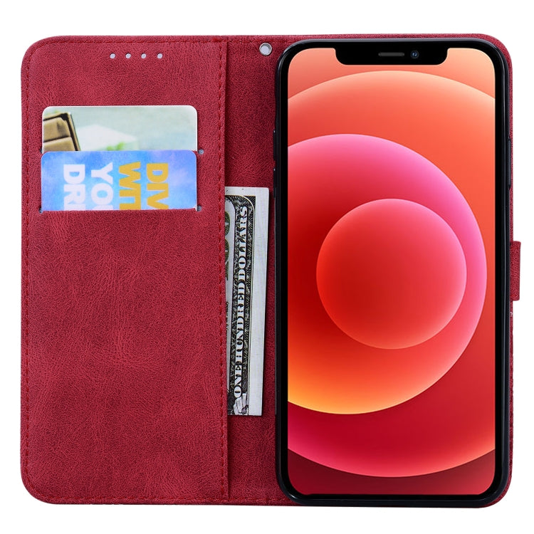 For iPhone 12 mini Retro Skin Feel Butterflies Embossing Horizontal Flip Leather Case with Holder & Card Slots & Wallet